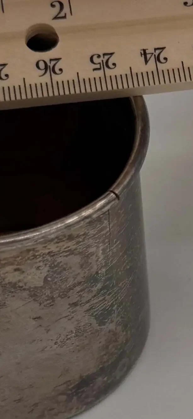Rogers & Co. 1881 Silver Plated Small Childrens Cup For Drink *crack On Rim See